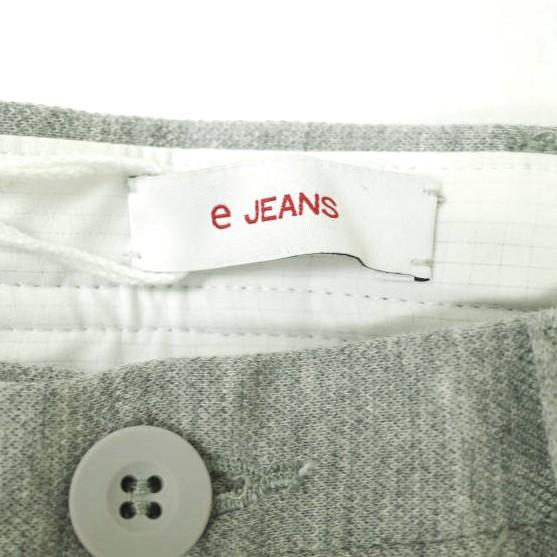 新品 e JEANS イージーンズ KANOKO TAPERED PANTS 岡山児島 鹿の子テーパードパンツ e822-001 2 Gray サイドライン 定価26,400円 g17423 |  | 04