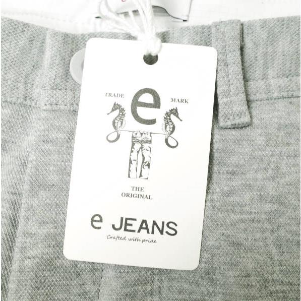 新品 e JEANS イージーンズ KANOKO TAPERED PANTS 岡山児島 鹿の子テーパードパンツ e822-001 4 Gray サイドライン 定価26,400円 g17432 |  | 03