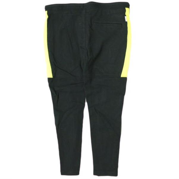 新品 e JEANS イージーンズ SUPER SLIM PANTS 岡山児島 サイドラインスーパースリムパンツ e820-001 2 BLACK/LIME スウェット 定価20,900円 |  | 01