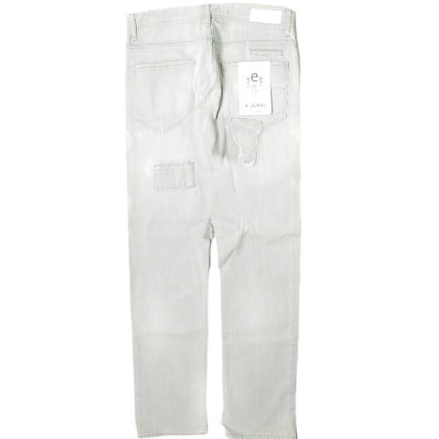 新品 e JEANS イージーンズ STRAIGHT 岡山児島 ダメージ＆リペア加工 ストレートデニムパンツ e-805-068 3 majolica gray 定価38,500円 |  | 01