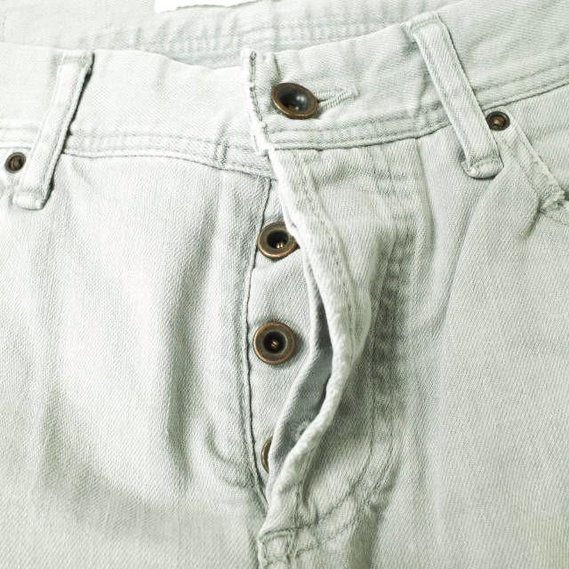 新品 e JEANS イージーンズ STRAIGHT 岡山児島 ダメージ＆リペア加工 ストレートデニムパンツ e-805-068 3 majolica gray 定価38,500円 |  | 03