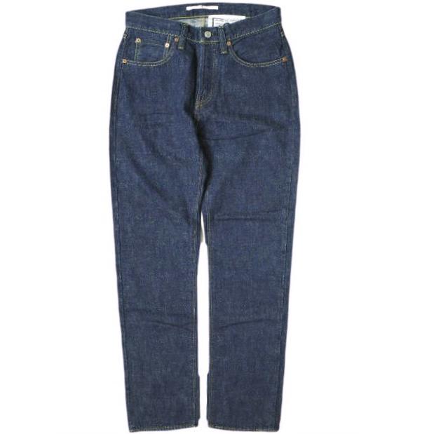 新品 e JEANS イージーンズ VINTAGE PANTS 岡山児島 ハイウエストテーパードセルビッチデニムパンツ eL807-001 2 NAVY 定価28,600円 g17480 | 