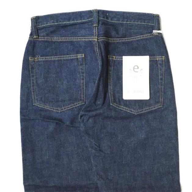 新品 e JEANS イージーンズ VINTAGE PANTS 岡山児島 ハイウエストテーパードセルビッチデニムパンツ eL807-001 2 NAVY 定価28,600円 g17481 |  | 05
