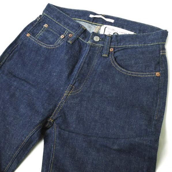 新品 e JEANS イージーンズ VINTAGE PANTS 岡山児島 ハイウエストテーパードセルビッチデニムパンツ eL807-001 3 NAVY 定価28,600円 g17484 |  | 03
