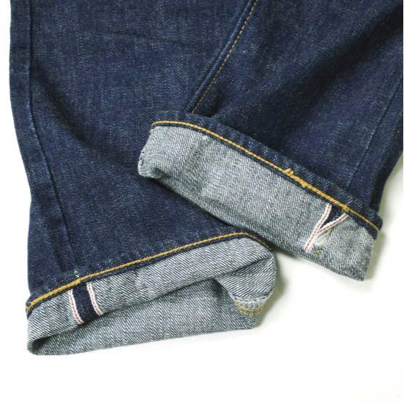 新品 e JEANS イージーンズ VINTAGE PANTS 岡山児島 ハイウエストテーパードセルビッチデニムパンツ eL807-001 4 NAVY 定価28,600円 g17490 |  | 07