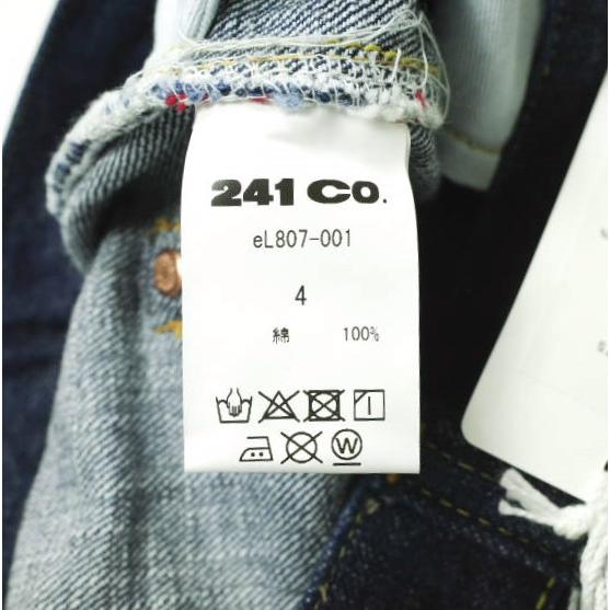 新品 e JEANS イージーンズ VINTAGE PANTS 岡山児島 ハイウエストテーパードセルビッチデニムパンツ eL807-001 4 NAVY 定価28,600円 g17490 |  | 09