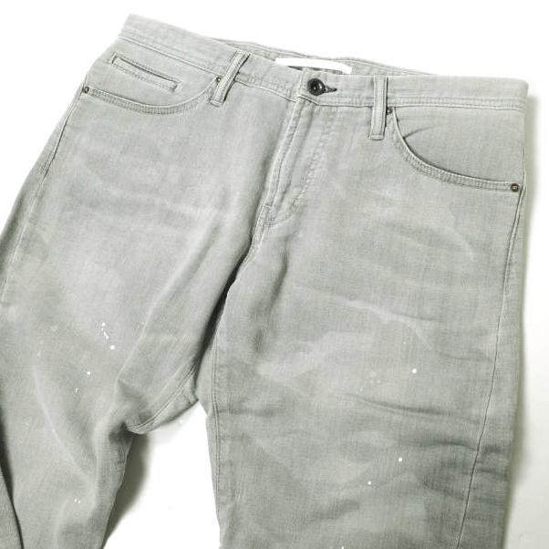 新品 e JEANS イージーンズ LONGSNOUT TWIST 岡山児島 ペイントカモフラージュジョグデニムパンツ e-802 2 Smoky Gray 定価35,200円 g17497 |  | 04