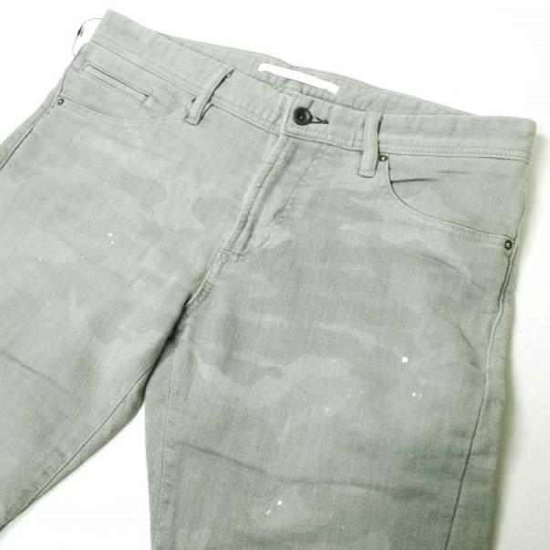 新品 e JEANS イージーンズ 日本製 岡山児島 ペイントカモフラージュジョグデニムパンツ e-802G 2 GRAY TWIST 迷彩 定価35,200円 g17505 |  | 04