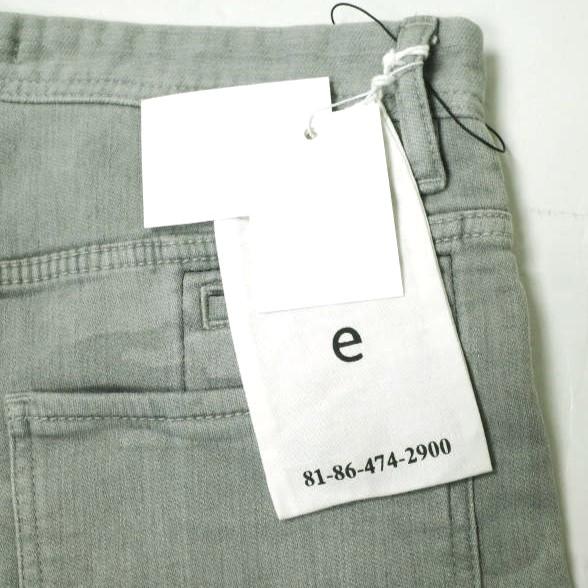 新品 e JEANS イージーンズ 日本製 岡山児島 ペイントカモフラージュジョグデニムパンツ e-802G 2 GRAY TWIST 迷彩 定価35,200円 g17506 |  | 02