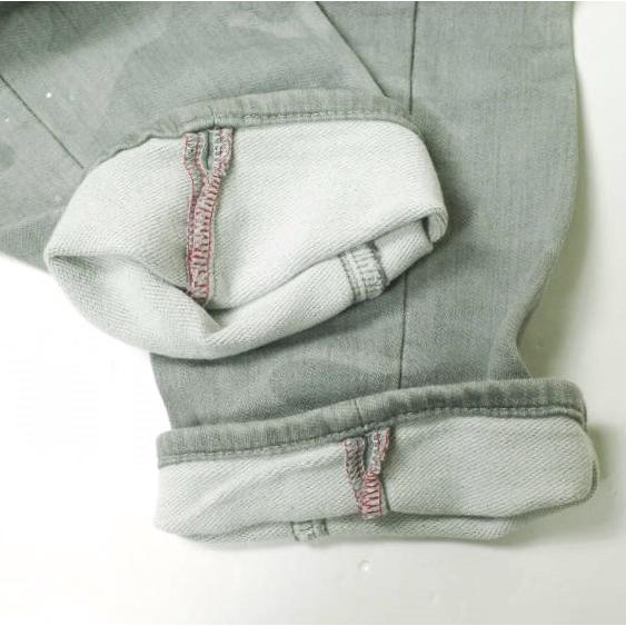 新品 e JEANS イージーンズ 日本製 岡山児島 ペイントカモフラージュジョグデニムパンツ e-802G 0 GRAY TWIST 迷彩 定価35,200円 g17507 |  | 08