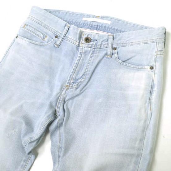 新品 e JEANS イージーンズ TAPERED 岡山児島 ストレッチスリムテーパードデニムパンツ e-L805-036 26inch sky blue 定価26,400円 g17508 |  | 03