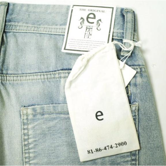 新品 e JEANS イージーンズ 岡山児島 チェックリペアパッチ スリムセルビッチデニムパンツ e-805SV 1 D.INDIGO ジーンズ 定価41,800円 |  | 06