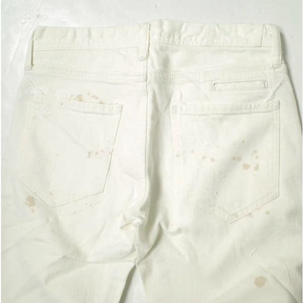新品 e JEANS イージーンズ 岡山児島 ペイント加工 ストレッチスキニーデニムパンツ e-804G 2 White ジップフライ ジーンズ g17567 |  | 05