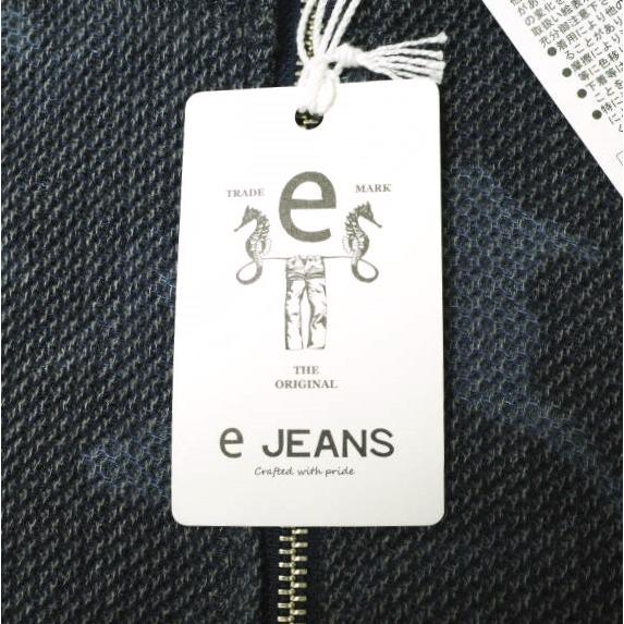 新品 e JEANS イージーンズ HONEYCOMB ZIP HOODIE 岡山児島 ハニカム ジップパーカー e903-001 M Indigo Camouflage 定価41,800円 g17586 |  | 02