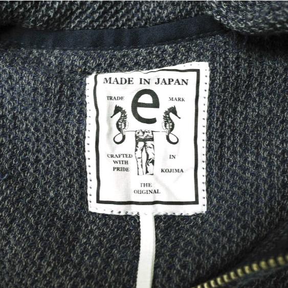 新品 e JEANS イージーンズ HONEYCOMB ZIP HOODIE 岡山児島 ハニカム ジップパーカー e903-001 M Indigo Camouflage 定価41,800円 g17586 |  | 06