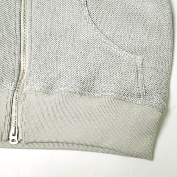 新品 e JEANS イージーンズ 日本製 HONEYCOMB ZIP HOODIE 岡山児島 ハニカムコットン ジップパーカー e903-003 M Gray 定価41,800円 g17629 |  | 05