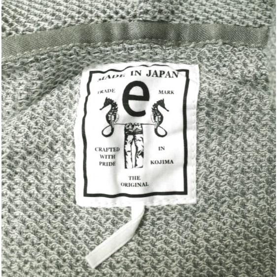 新品 e JEANS イージーンズ 日本製 HONEYCOMB ZIP HOODIE 岡山児島 ハニカムコットン ジップパーカー e903-003 M Gray 定価41,800円 g17637 |  | 03