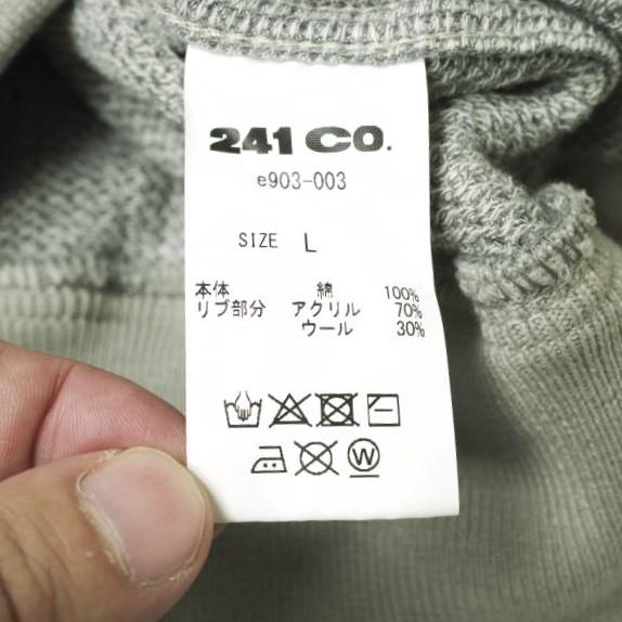 新品 e JEANS イージーンズ 日本製 HONEYCOMB ZIP HOODIE 岡山児島 ハニカムコットン ジップパーカー e903-003 L Gray 定価41,800円 g17646 |  | 07