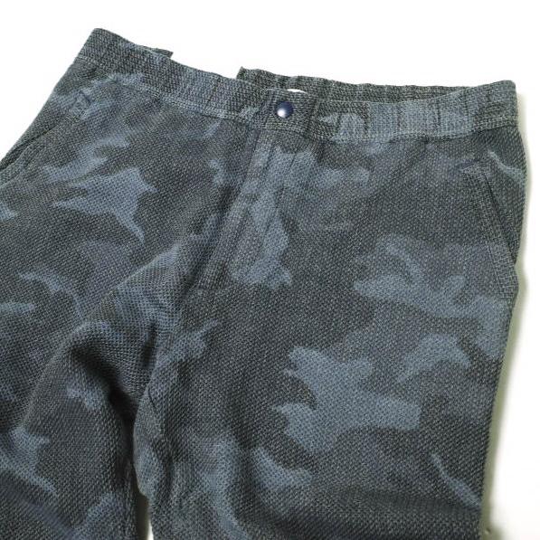 新品 e JEANS イージーンズ HONEYCOMB EASY PANTS 岡山児島 ハニカムコットン イージーパンツ e809-001 3 Indigo Camouflage 定価31,900円 |  | 03