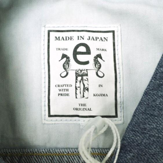 新品 e JEANS イージーンズ 日本製 岡山児島 3rd Jacket ダメージ加工デニムジャケット 173209601 1 Mid Blue Gジャン 定価39,600円 g17702 |  | 03