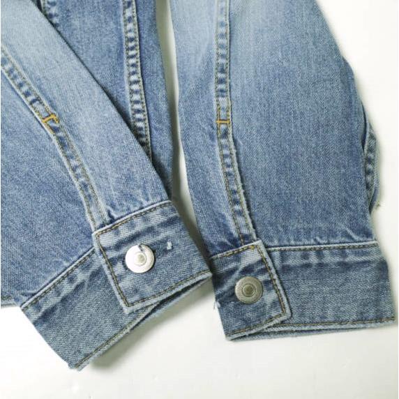 新品 e JEANS イージーンズ 日本製 岡山児島 3rd Jacket ダメージ加工デニムジャケット 173209601 1 Mid Blue Gジャン 定価39,600円 g17702 |  | 06