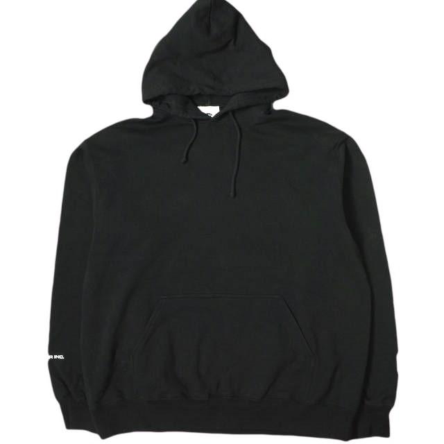 N.HOOLYWOOD エヌハリウッド 24SS ANCHOR INC. HOODIE アンカーインク 裏起毛 スウェットプルオーバーパーカー 1243-CS05 XL ブラック | 