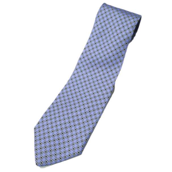 Luigi Borrelli ルイジ・ボレッリ イタリア製 小紋柄シルクプリントネクタイ 24-44-2140-160 ブルー g17758 |  | 01