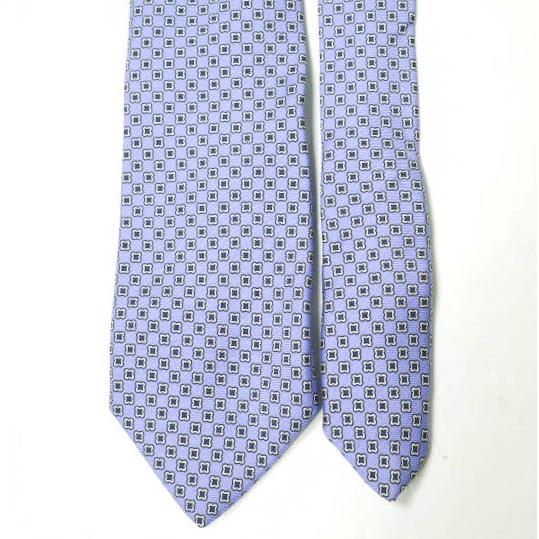 Luigi Borrelli ルイジ・ボレッリ イタリア製 小紋柄シルクプリントネクタイ 24-44-2140-160 ブルー g17758 |  | 03