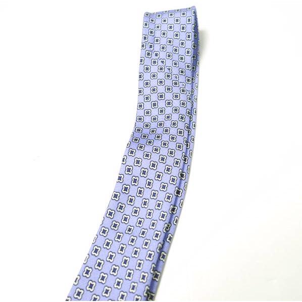 Luigi Borrelli ルイジ・ボレッリ イタリア製 小紋柄シルクプリントネクタイ 24-44-2140-160 ブルー g17758 |  | 04