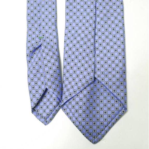 Luigi Borrelli ルイジ・ボレッリ イタリア製 小紋柄シルクプリントネクタイ 24-44-2140-160 ブルー g17758 |  | 06