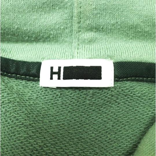 H BEAUTY＆YOUTH エイチ ビューティーアンドユース COTTON SWEAT HOODIE 裏毛 スウェットプルオーバーパーカー 1612-222-4763 グリーン |  | 06