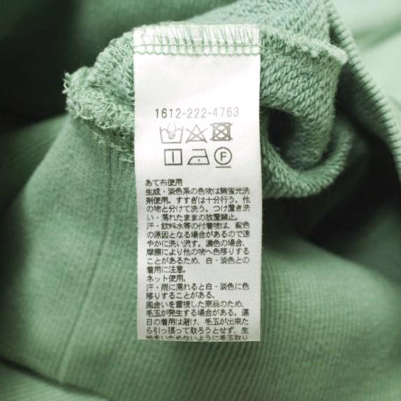 H BEAUTY＆YOUTH エイチ ビューティーアンドユース COTTON SWEAT HOODIE 裏毛 スウェットプルオーバーパーカー 1612-222-4763 グリーン |  | 07