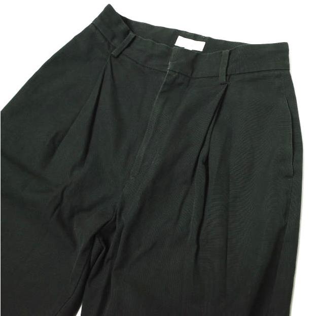Steven Alan スティーブンアラン COTTON CANVAS PEG TOP TROUSERS コットンキャンバスペグトップトラウザーズ M BLACK パンツ g17778 |  | 04