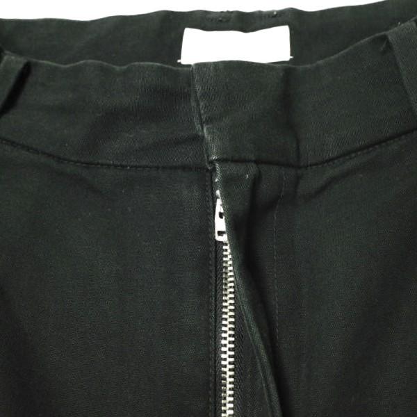 Steven Alan スティーブンアラン COTTON CANVAS PEG TOP TROUSERS コットンキャンバスペグトップトラウザーズ M BLACK パンツ g17778 |  | 05