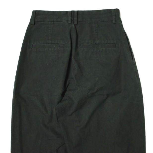Steven Alan スティーブンアラン COTTON CANVAS PEG TOP TROUSERS コットンキャンバスペグトップトラウザーズ M BLACK パンツ g17778 |  | 06
