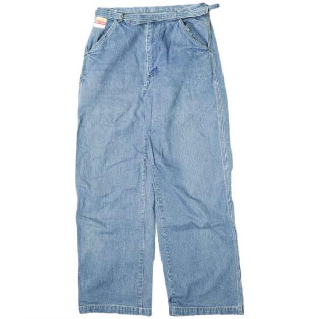 PAYDAY ペイデイ ベルテッドデニムパンツ PD-008PT 32 Indigo PAY-DAY ジップフライ ジーンズ ボトムス g17786 | 