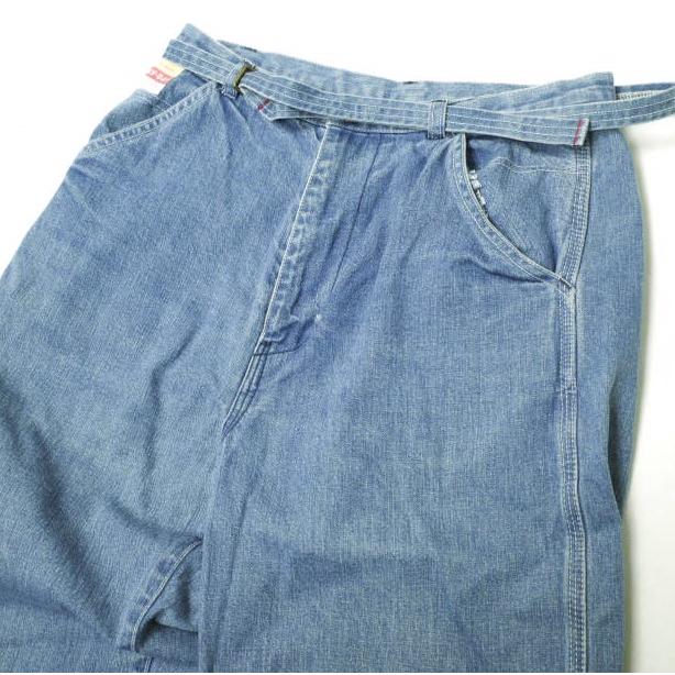 PAYDAY ペイデイ ベルテッドデニムパンツ PD-008PT 32 Indigo PAY-DAY ジップフライ ジーンズ ボトムス g17786 |  | 03