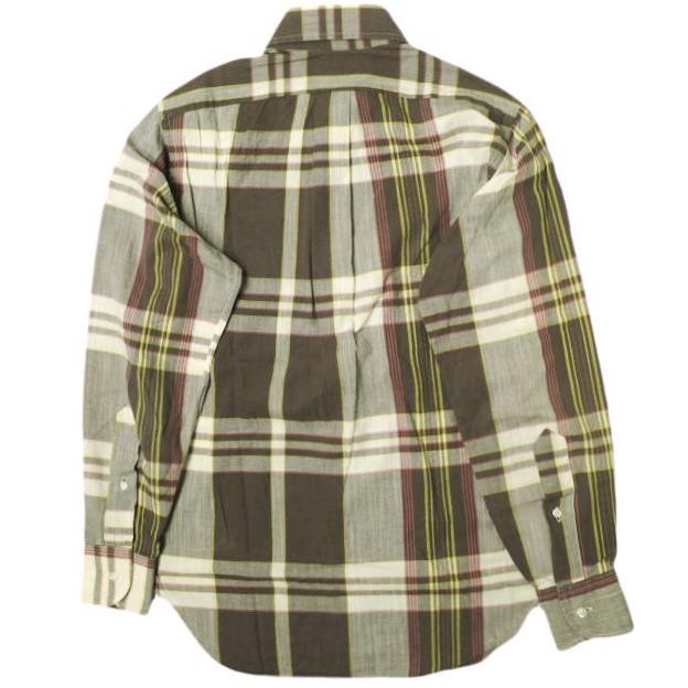 INDIVIDUALIZED SHIRTS インディビジュアライズドシャツ アメリカ製 マドラスチェックBDシャツ 14(31) ブラウン 長袖 トップス g17805 |  | 01
