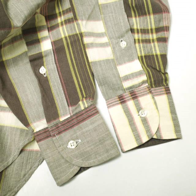 INDIVIDUALIZED SHIRTS インディビジュアライズドシャツ アメリカ製 マドラスチェックBDシャツ 14(31) ブラウン 長袖 トップス g17805 |  | 04