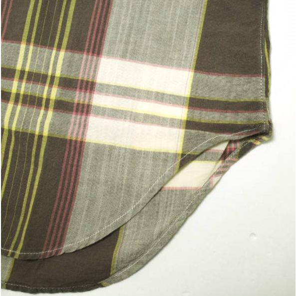 INDIVIDUALIZED SHIRTS インディビジュアライズドシャツ アメリカ製 マドラスチェックBDシャツ 14(31) ブラウン 長袖 トップス g17805 |  | 05