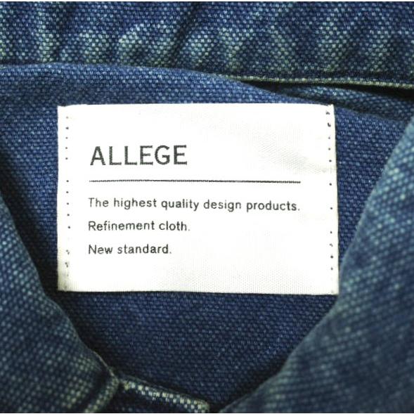 ALLEGE アレッジ 日本製 3rd Denim Jacket デニムジャケット AL13SS-BL01 0 Indigo Gジャン アウター g17806 |  | 02