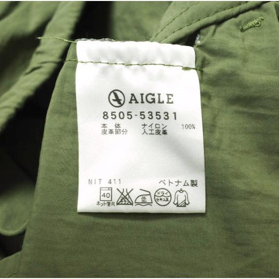 AIGLE エーグル ナイロンクライミングクロップドパンツ 8505-53531 L Olive ボトムス g17880 |  | 07
