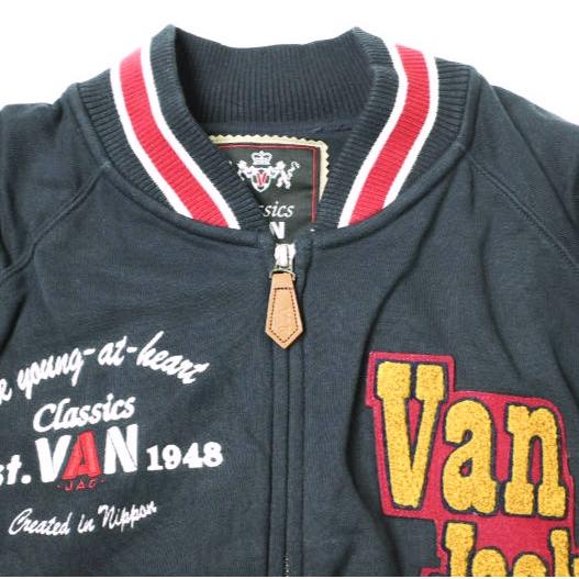 VAN JACKET INC. ヴァンヂャケット スウェットスタジャン PC-68553 L ネイビー スタジアムジャンパー JAC 裏毛 ワッペン アウター g17893 |  | 03