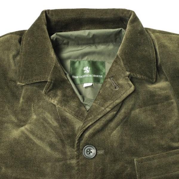 新品 THE SCOTCH HOUSE ザ スコッチハウス ナイロンベストレイヤード 