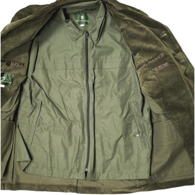 新品 THE SCOTCH HOUSE ザ スコッチハウス ナイロンベストレイヤード