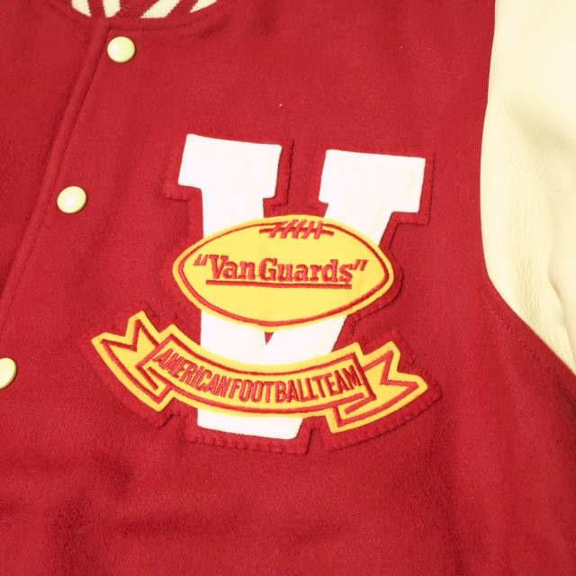 VAN JACKET INC. ヴァンヂャケット 袖レザースタジャン アワードジャケット JW-10502 LL RED スタジアムジャンパー マイケルジャクソン |  | 04