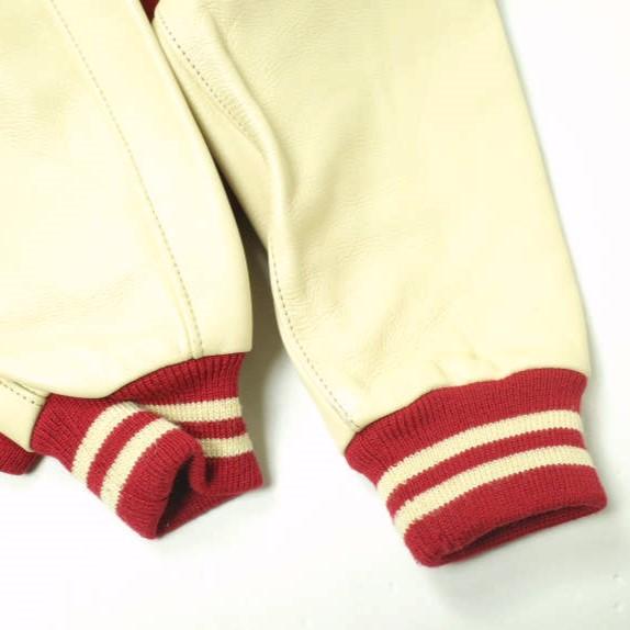 VAN JACKET INC. ヴァンヂャケット 袖レザースタジャン アワードジャケット JW-10502 LL RED スタジアムジャンパー マイケルジャクソン |  | 06