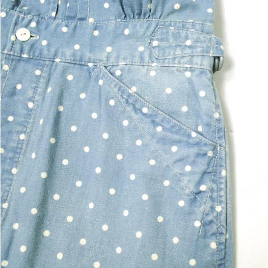 RRL ダブルアールエル Polka Dot Jumpsuit ポルカドットジャンプスーツ 282785989001 1 Indigo オールインワン Double RL レディース |  | 04
