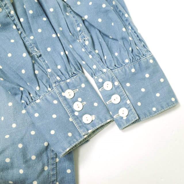 RRL ダブルアールエル Polka Dot Jumpsuit ポルカドットジャンプスーツ 282785989001 1 Indigo オールインワン Double RL レディース |  | 05