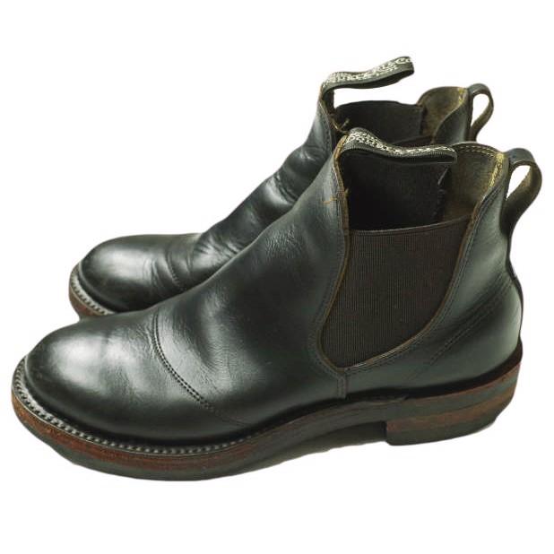 RRL ダブルアールエル アメリカ製 CONGRESS BOOT コングレスブーツ US5(23cm) BLACK Double RL サイドゴア チェルシー シューズ g17952 |  | 01